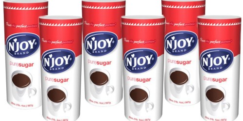 Amazon: SIX N’Joy Sugar 20-Ounce Canisters Only $8.46 Shipped (Just $1.41 Each)