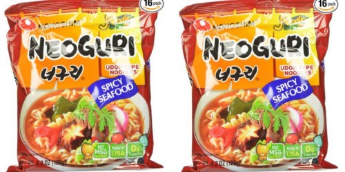 Amazon: Nongshim Neoguri Spicy Seafood Noodles 16-Pack Only $10.11 (63¢ Each)