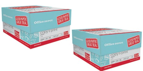 Office Depot/OfficeMax: Copy & Print Paper 3-Ream Case Only $2 After Rewards