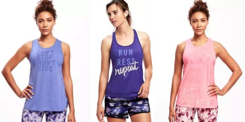 Old Navy 30% Off Entire Purchase Including Clearance = Women’s Tanks Only $5.60 (Reg. $14)