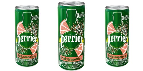Amazon: Perrier Pink Grapefruit Sparkling Water 30 Count Pack Only $11.37 Shipped (Just 38¢ Per Can)