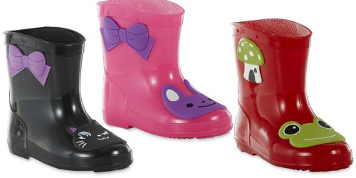 Sears: Extra 15% Off Shoes = Toddler Rain Boots Starting At $8.49