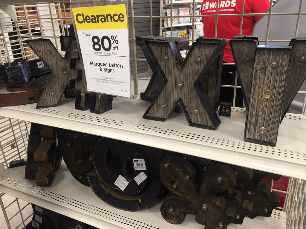 Michaels clearance