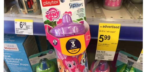 Walgreens: Playtex Sipsters Spout Cups Only $1.99 + Nice Deals on Playtex Bottles & More