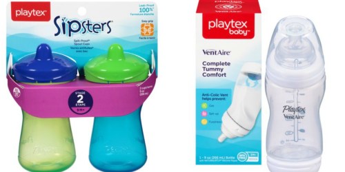 New Playtex Bottles & Cups Coupons = Only 19¢ Bottles at Walmart (TODAY ONLY)