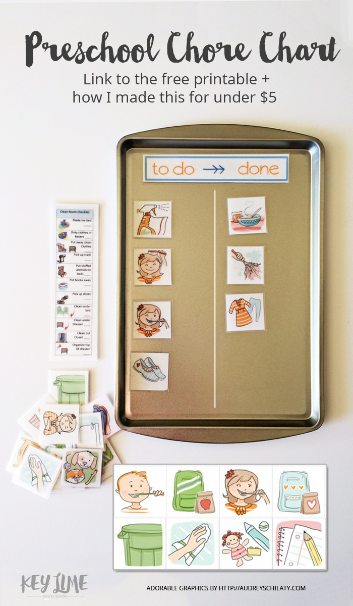 Preschool Chore chart