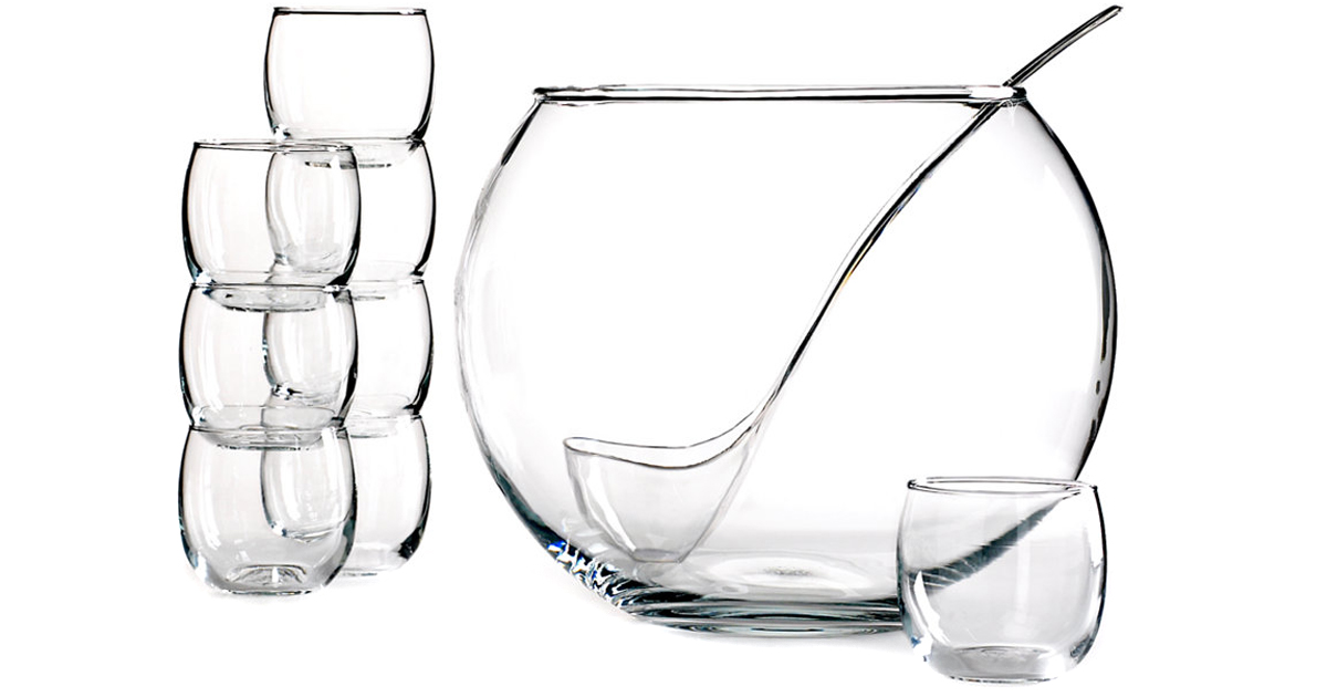 10 Off 25 Sale Items = 10 Piece Punch Bowl Set Only 14.99