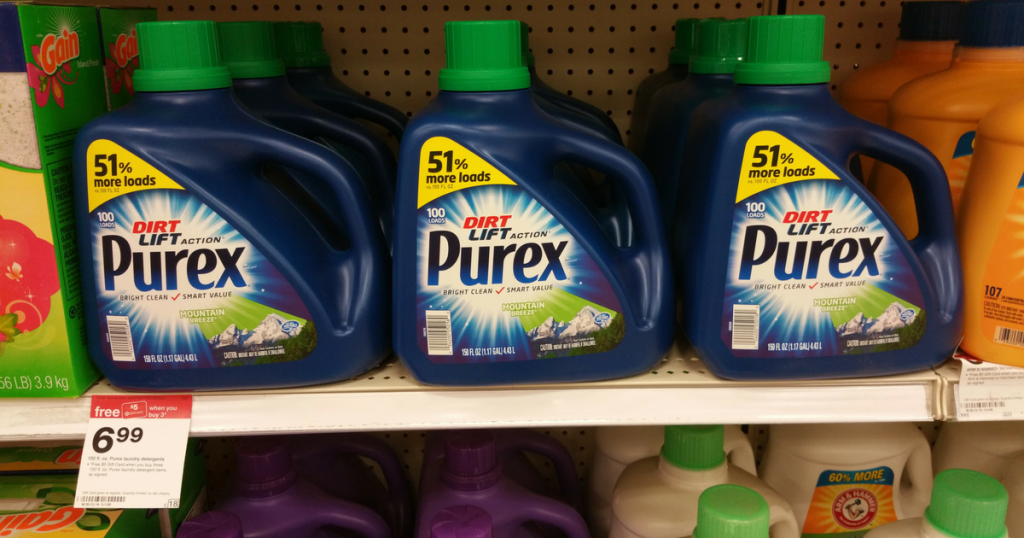 Target Shoppers! Purex Laundry Detergent 150-oz Bottles Only $3.96 Each ...