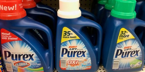 New $1/2 Purex Detergent Coupon (ANY Size) = 50 Oz. Bottle Only $1.49 at CVS, Walgreens & Rite Aid