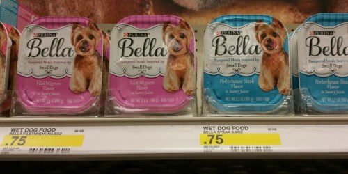 *NEW* Purina Pet Food & Treat Coupons = Bella Wet Dog Food Only 37¢ Per Tray at Target + More