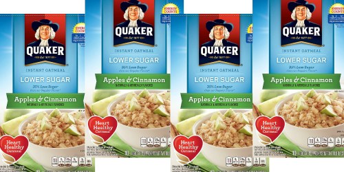 Amazon: 4-Pack Quaker Instant Oatmeal $5.29 Shipped (+ Nice Deal on Granola Bars)