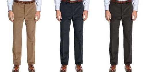 Macy’s: Ralph Lauren Flat Front Corduroy Pants Just $14.99 (Regularly $95)