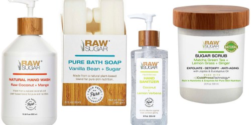 Target: 25% Off Raw Sugar Natural Body Washes, Hand & Bar Soaps + More (In-Store & Online)