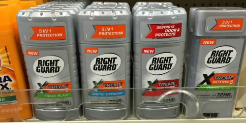 New $1/1 Right Guard Xtreme Antiperspirant Coupon = Only $1.34 Each at Walgreens & Target