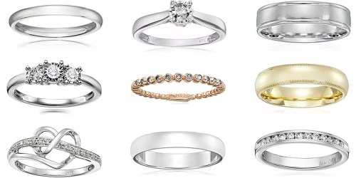 Amazon: Up To 70% Off Diamond Rings & Wedding Bands