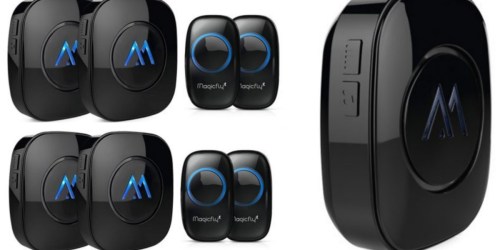 Walmart.com: Magicfly Portable Wireless Doorbell Chime Kits Starting at $19.56 (Regularly $39.99+)