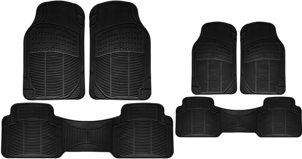 Highly Rated 3 Piece Rubber Floor Mats For Suvs Trucks Vans