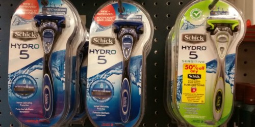 $13 Worth of Schick Razor Coupons = Hydro 5 Men’s Razor Only $2.99 at CVS (After Rewards)