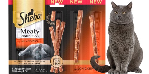 Kmart: Free Sheba Meaty Sticks Cat Treats eCoupon (Must Load Today)