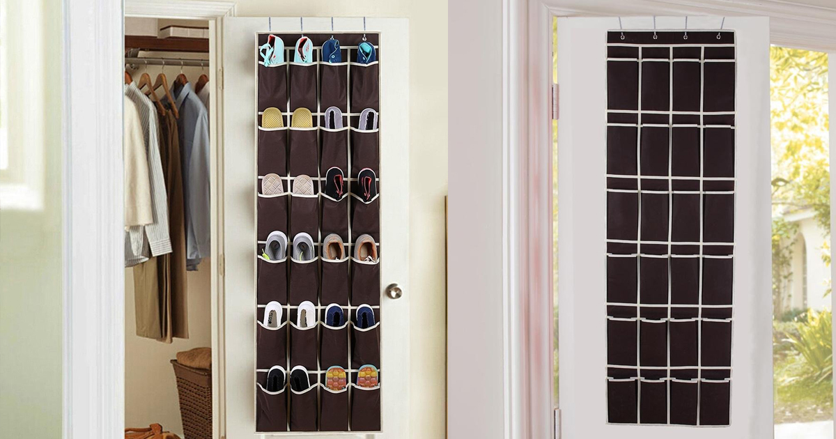Amazon OverTheDoor Shoe Organizer Just 8.96 School