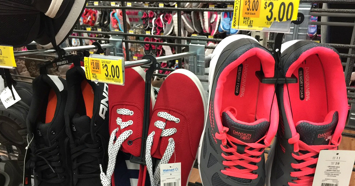 clearance shoes at walmart