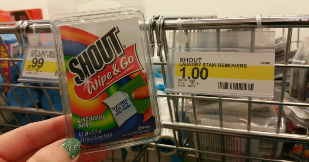 Lot Of 3 Shout Wipe And Go Instant Stain Remover Wipes Travel Size