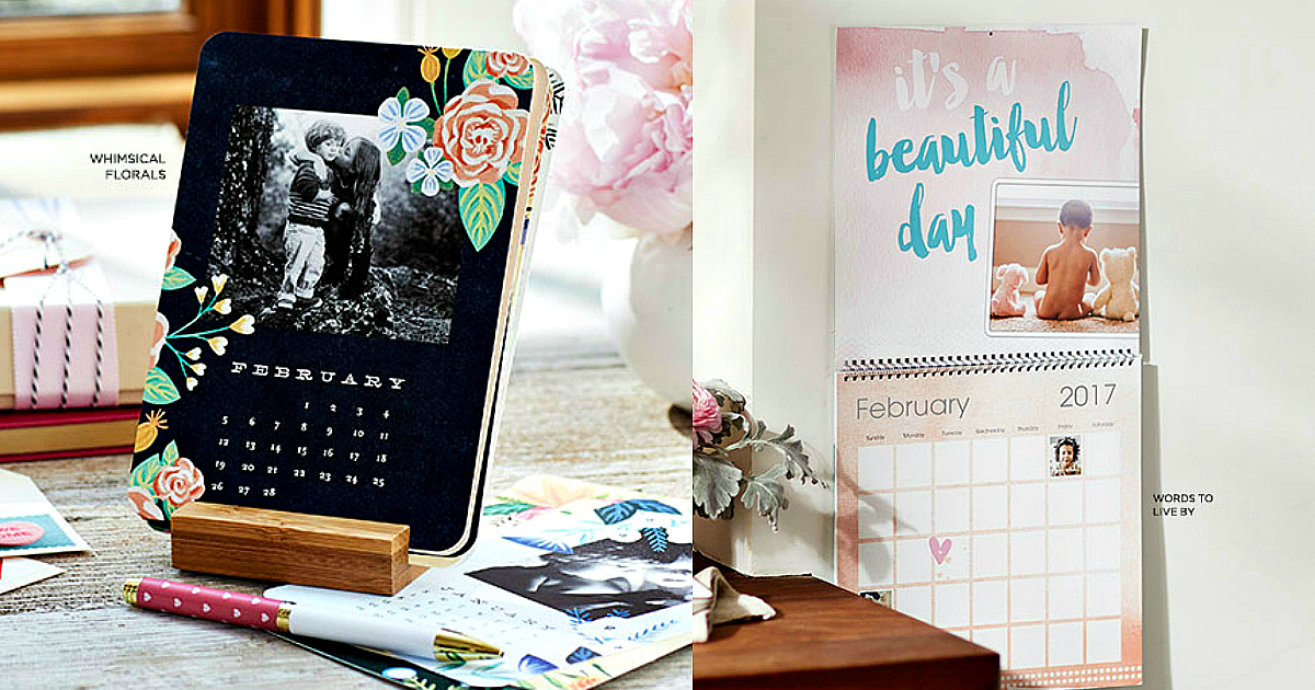 Shutterfly Last Day for FREE Personalized Easel or 8x11 Wall Calendar