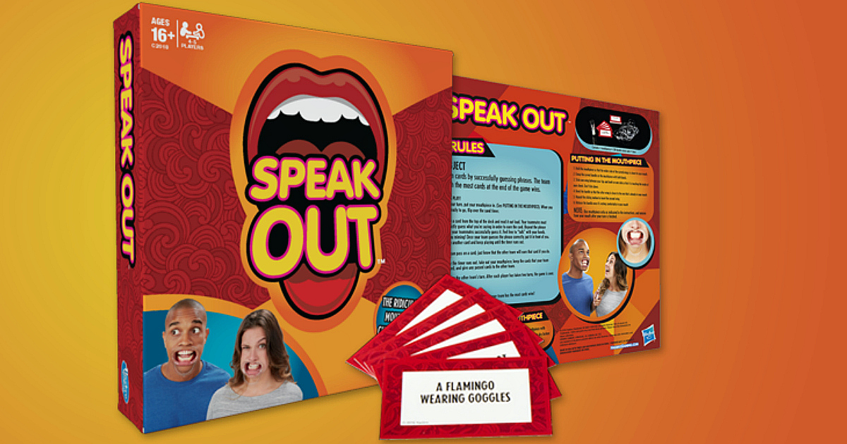 Highly Rated Hasbro Speak Out Game Only 15.71