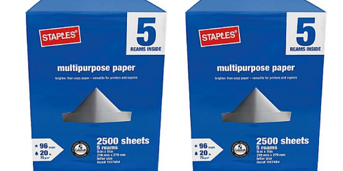Staples President’s Day Sale: Awesome Deals On Paper & More After Easy Rebates (Starting 2/19)