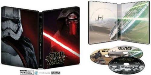 Best Buy: Star Wars The Force Awakens: SteelBook Blu-ray/DVD Only $9.99 (Regularly $24.99)