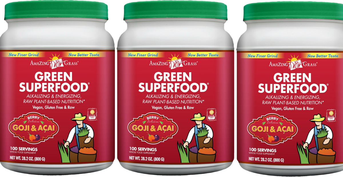 Amazon Prime Amazing Grass Green SuperFood Berry 28.2oz Supplement