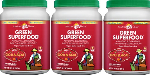 Amazon Prime: Amazing Grass Green SuperFood Berry 28.2oz Supplement Only $21.51 Shipped
