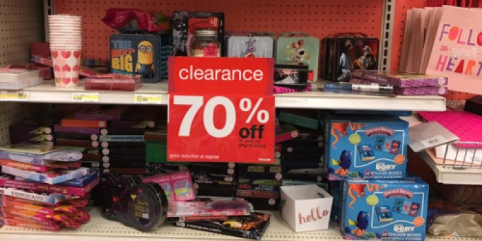 Target: 70% Off Valentine’s Day Clearance
