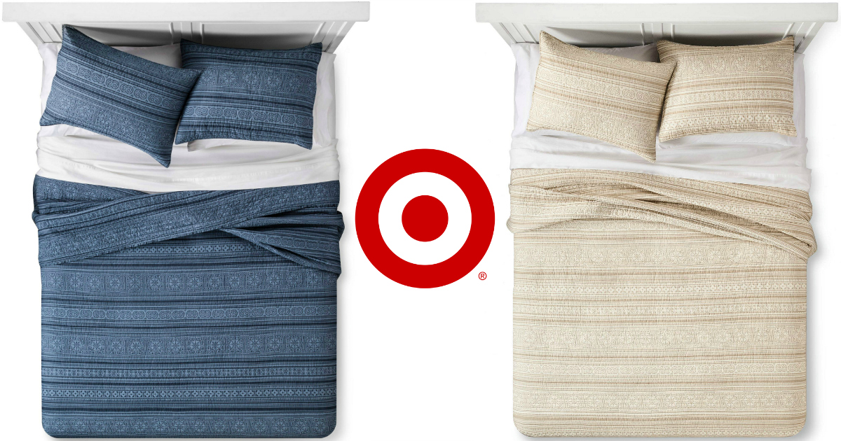 Target 30 Off Select Bedding + Extra 10 Off = Twin Quilt & Sham Set