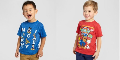 Target: 25% Off Kids & Toddler Character Tees (LEGO, Mickey Mouse, Paw Patrol & More)