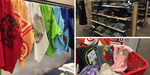 Target Shoppers! Save up to 30% On Select Apparel (Men’s Graphic Tees & More)