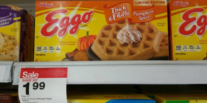 Target: Eggo Pumpkin Spice Frozen Waffles As Low As 25¢ Per Box (Regularly $2.52)