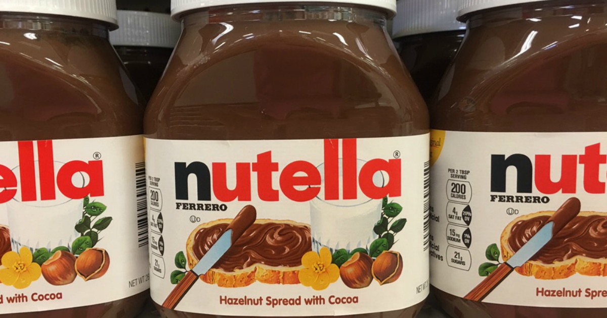 Target LARGE Jars of Nutella Hazelnut Spread ONLY 48¢ (Regularly 6.62)