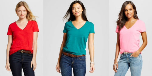 Target: Extra 25% Off Women’s Tees & Tanks = Two Tees Only $12 (Just $6 Each)