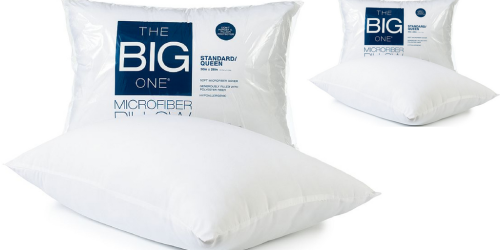 Kohl’s Cardholders: The Big One Microfiber Pillow Only $3.49 Shipped (Regularly $11.99)