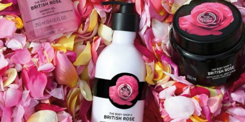 The Body Shop: 6 Shower Gels Or Creams + 2 Body Butters + British Rose Gift ONLY $54 Shipped