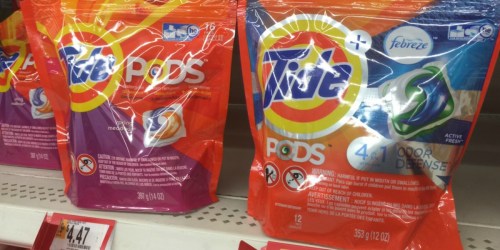 New $2/1 Tide Pods and Gain Flings Coupons = Great Deals at Walmart and Target