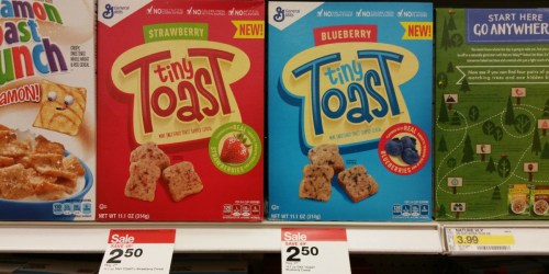 High Value $1/1 Tiny Toast Cereal Coupon = Only $1.50 at Target