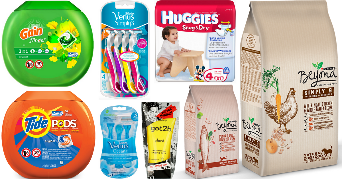 High Value Printable Coupons (Tide, Huggies, Venus, Purina &amp; More)