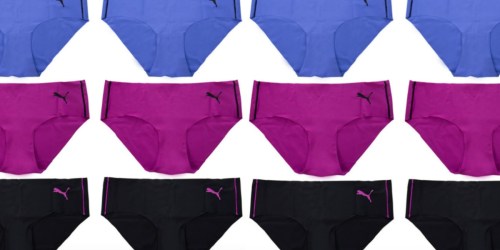 Puma Laser Cut Sport Hipster Briefs 6-Pack Only $11.99 Shipped (Just $2 Each!)