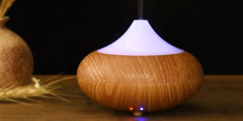 Amazon: Oak Leaf Essential Oil Diffuser Only $18.99 + Great Buy on Essential Oils 6 Pack & More