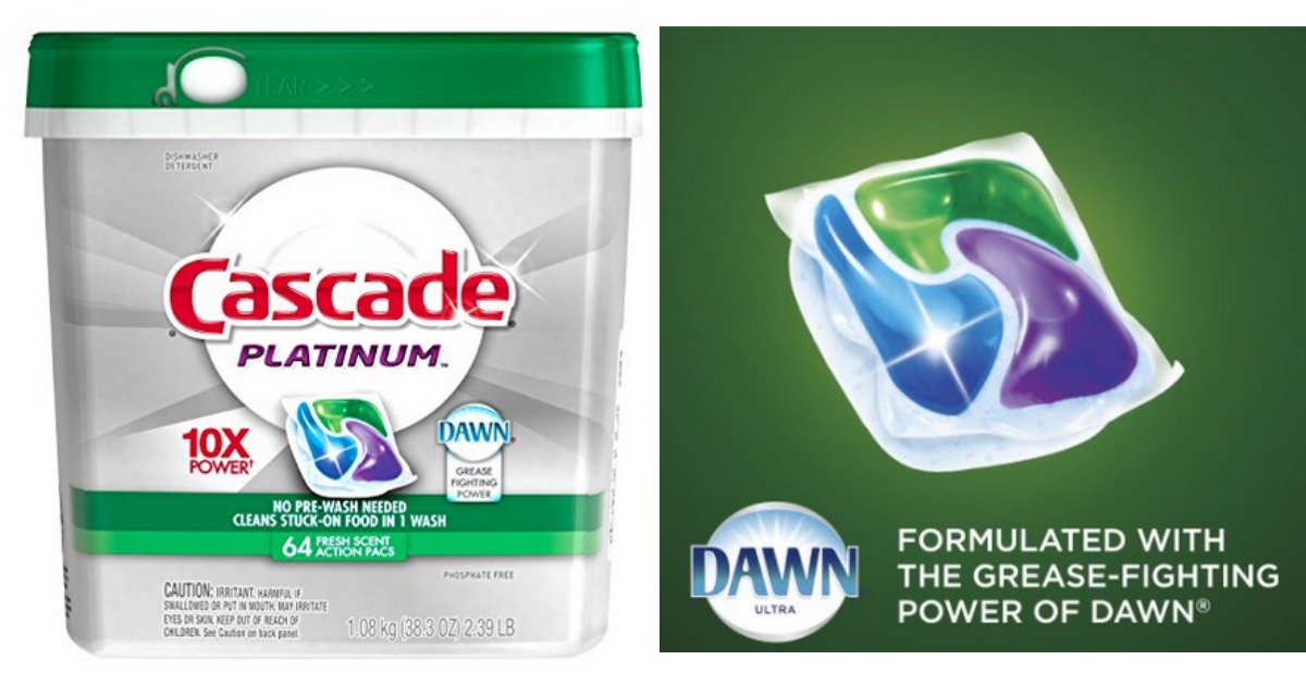 Amazon Prime Cascade Platinum ActionPacs 64Count Only 10.20 Shipped