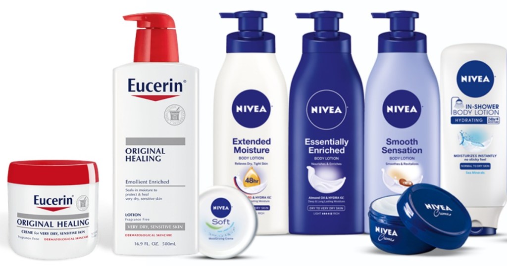 Eucerin & Nivea Products