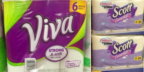 Walgreens: Stock Up on Viva Paper Towels & Scott Toilet Paper (Awesome Prices)