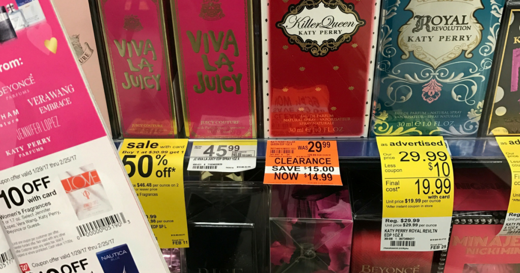 Walgreens Fragrance Clearance Finds AND Extra 10 Off Select Fragrances